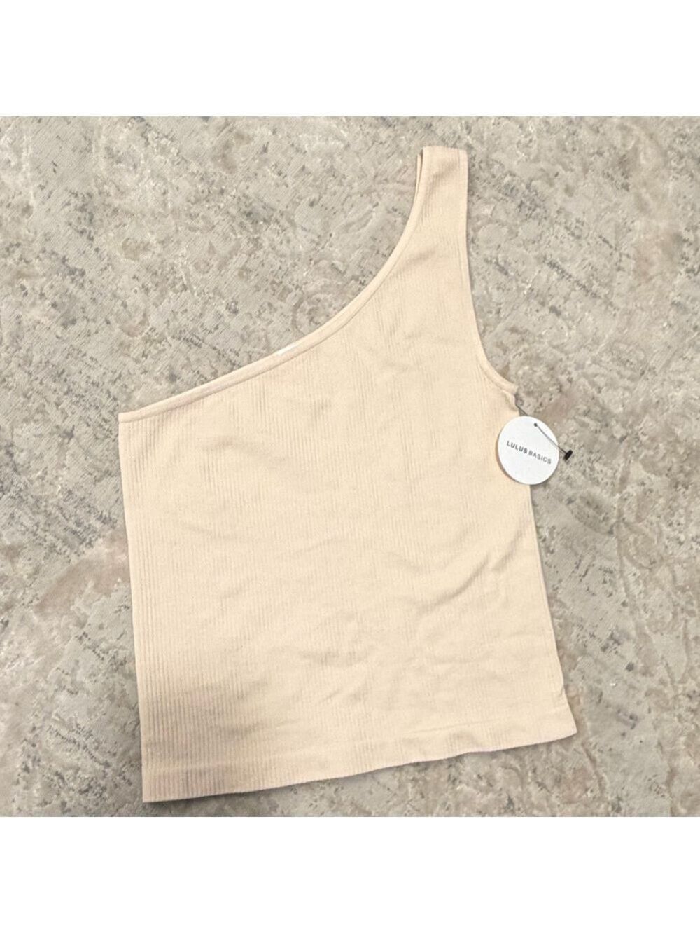 Lulus Basics One Shoulder Tank - Picture 2 of 4